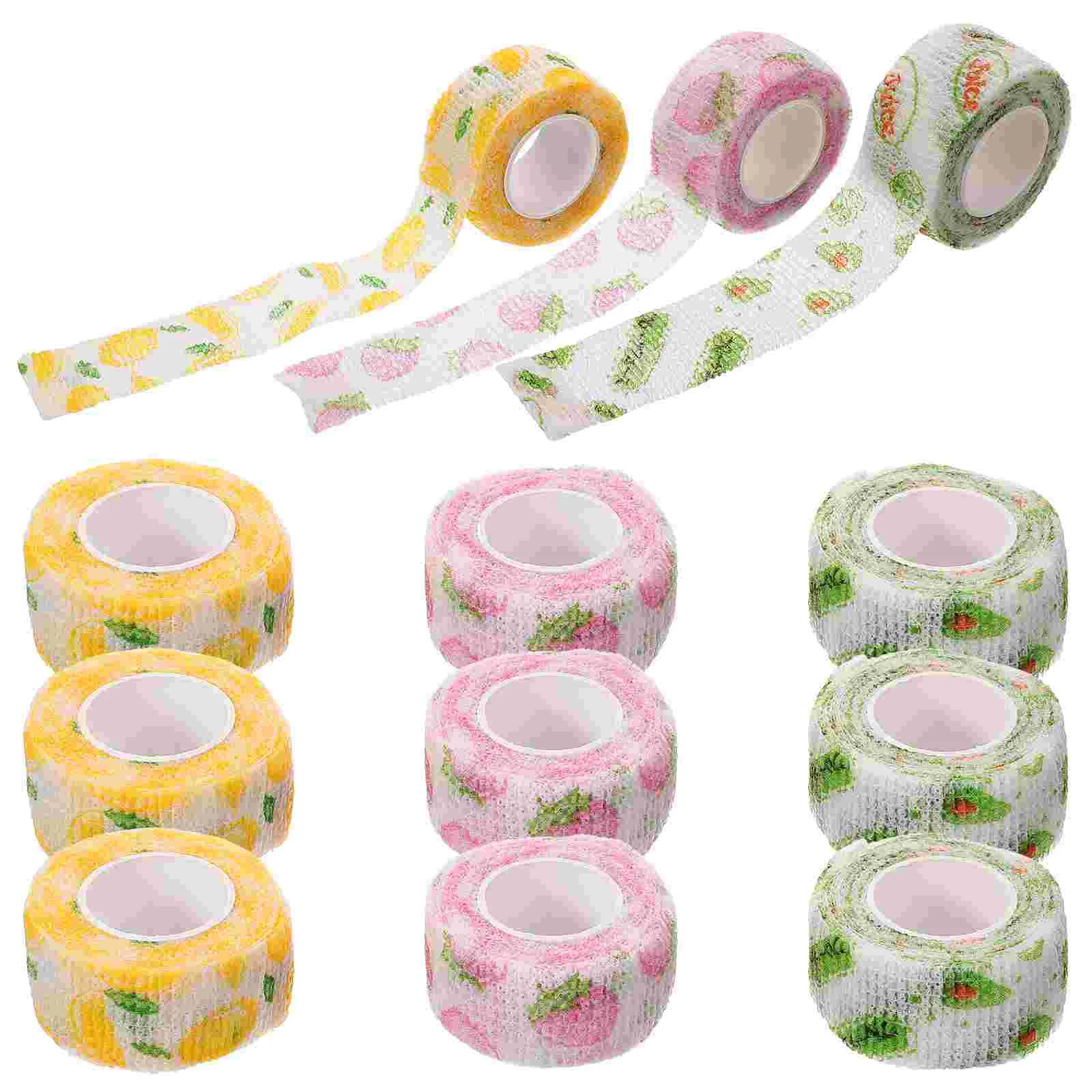 12 Rolls Finger Bandage Calf Stretch Non Stick for Wounds Elastic Non-woven Fabric Wraps Student
12 Rolls Finger Bandage Calf Stretch Non Stick for Wounds Elastic Non-woven Fabric Wraps Student