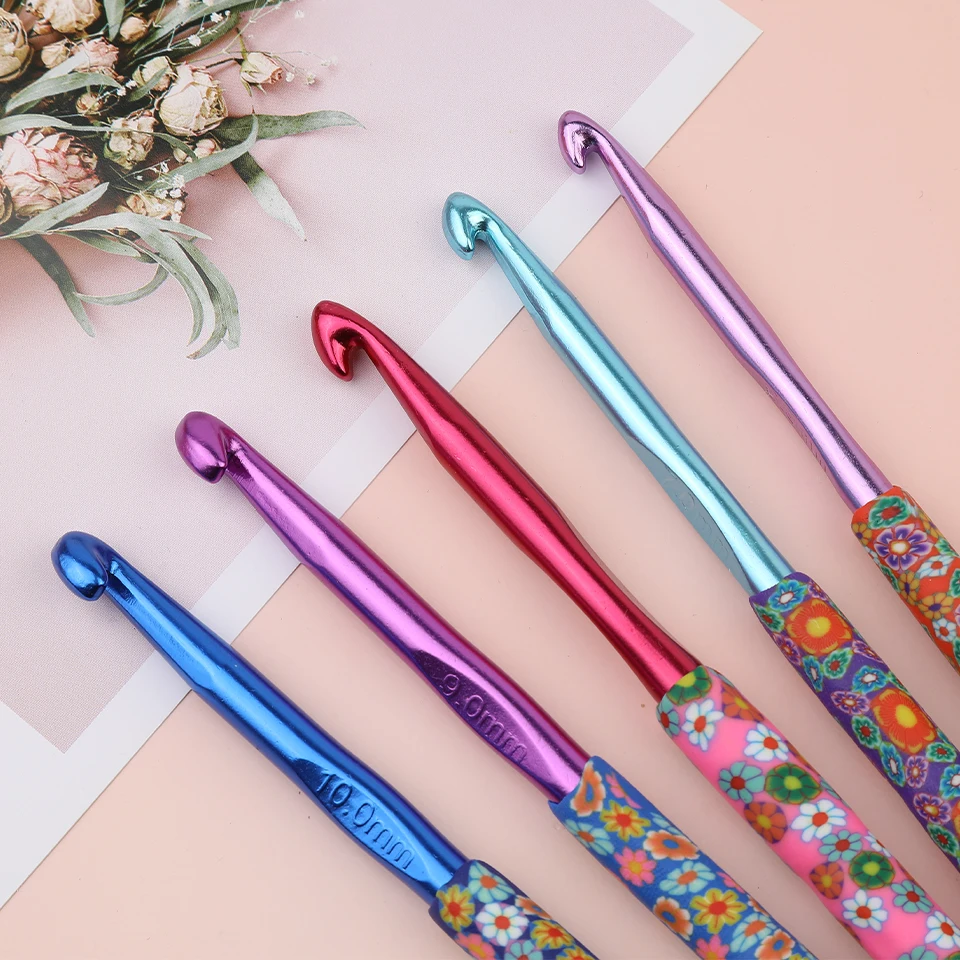 IMZAY 5/9/14 Pcs/Set Colorful Crochet Hooks Crochet Knit Tools Set For Sweater Scarf Wool Yarn Knitting Needles IMZAY 5/9/14 Pcs/Set Colorful Crochet Hooks Crochet Knit Tools Set For Sweater Scarf Wool Yarn Knitting Needles