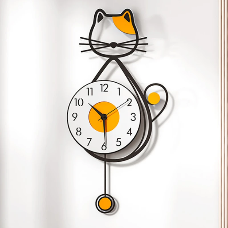 New Kitten Style Simple Nordic Extremely Narrow Border Wall Clock Living Room Home Decoration Fashion Creative Mute.
New Kitten Style Simple Nordic Extremely Narrow Border Wall Clock Living Room Home Decoration Fashion Creative Mute.
