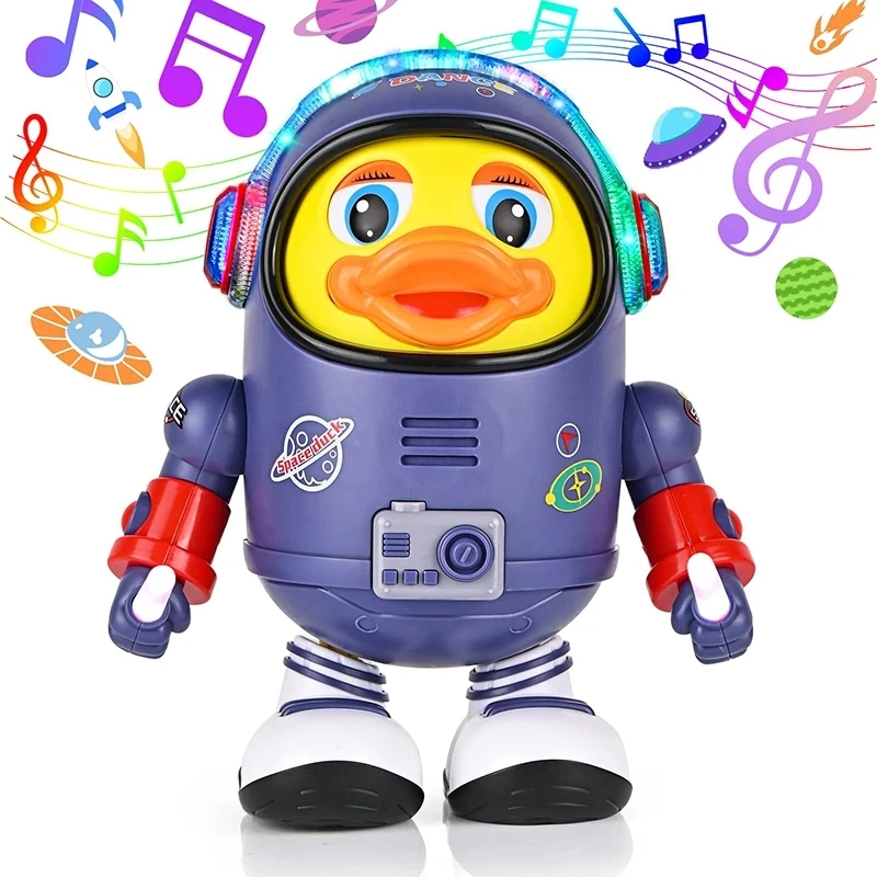 Baby Duck Toy Musical Interactive Toy With Lights and Sounds Dancing Robot Duck Space Elements for Infants Babies Kids Gifts
Baby Duck Toy Musical Interactive Toy With Lights and Sounds Dancing Robot Duck Space Elements for Infants Babies Kids Gifts