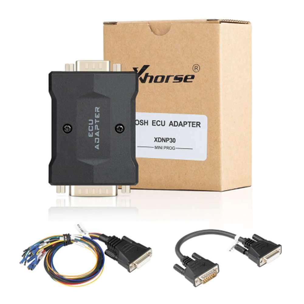 Адаптер и кабель Xhorse XDNP30 Bosch ECU, работает с VVDI Key Tool Plus и MINI Prog
Адаптер и кабель Xhorse XDNP30 Bosch ECU, работает с VVDI Key Tool Plus и MINI Prog