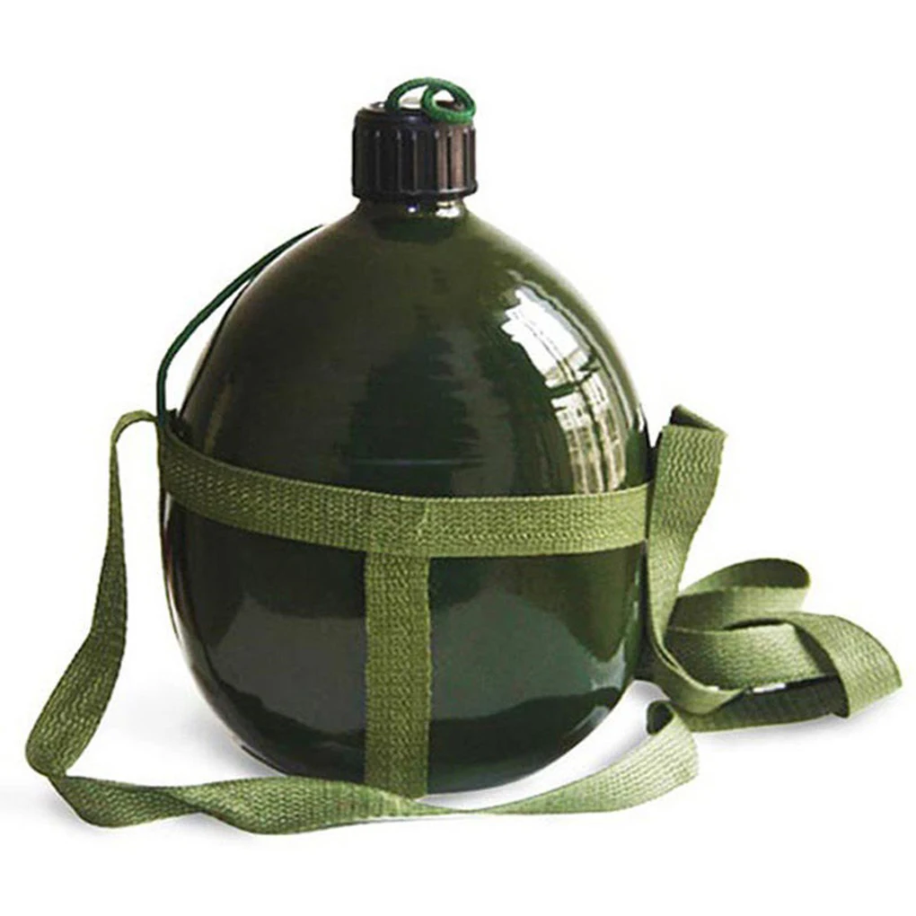 

Military Type 87 aluminum kettle Convenient Large Capacity Survival Water Bottle Canteen Kettle for Outdoor Camping Travel