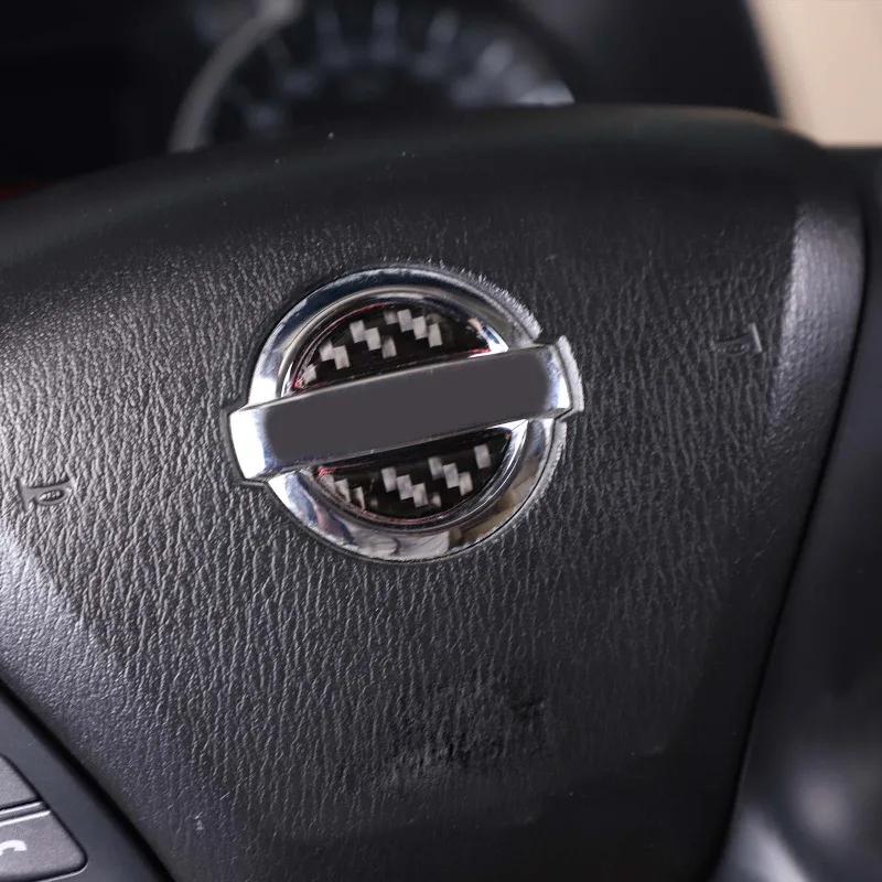 For Nissan Pathfinder 2013-2018 Soft Carbon Fiber Car Steering Wheel Logo Cover Trim Stickers Car Accessories
For Nissan Pathfinder 2013-2018 Soft Carbon Fiber Car Steering Wheel Logo Cover Trim Stickers Car Accessories