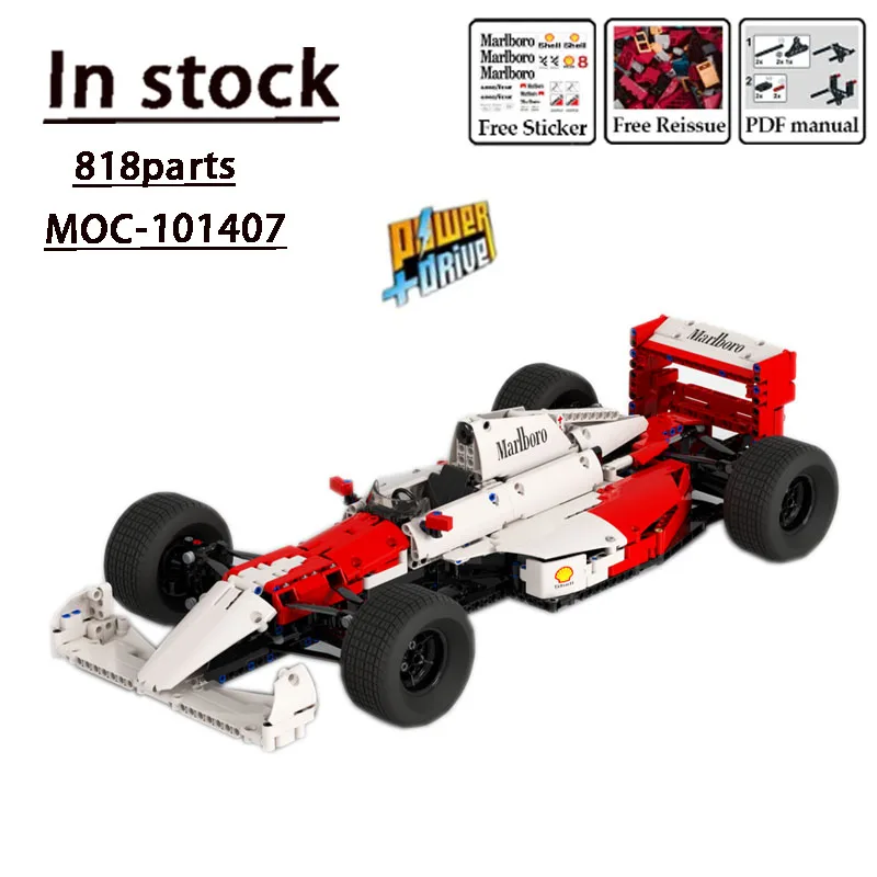 MOC-101407 Electric Formula 1 Car Building Blocks • 818 Parts Building Blocks Assembly Kids Boy Birthday Custom Toy Gift
MOC-101407 Electric Formula 1 Car Building Blocks • 818 Parts Building Blocks Assembly Kids Boy Birthday Custom Toy Gift