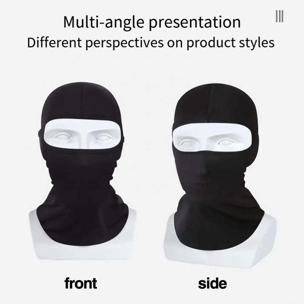 

Cycling Face Guard Windproof Sunscreen Headgear for Outdoor Fishing Riding Skiing Solid Color Balaclava Ski Face Guard Neck