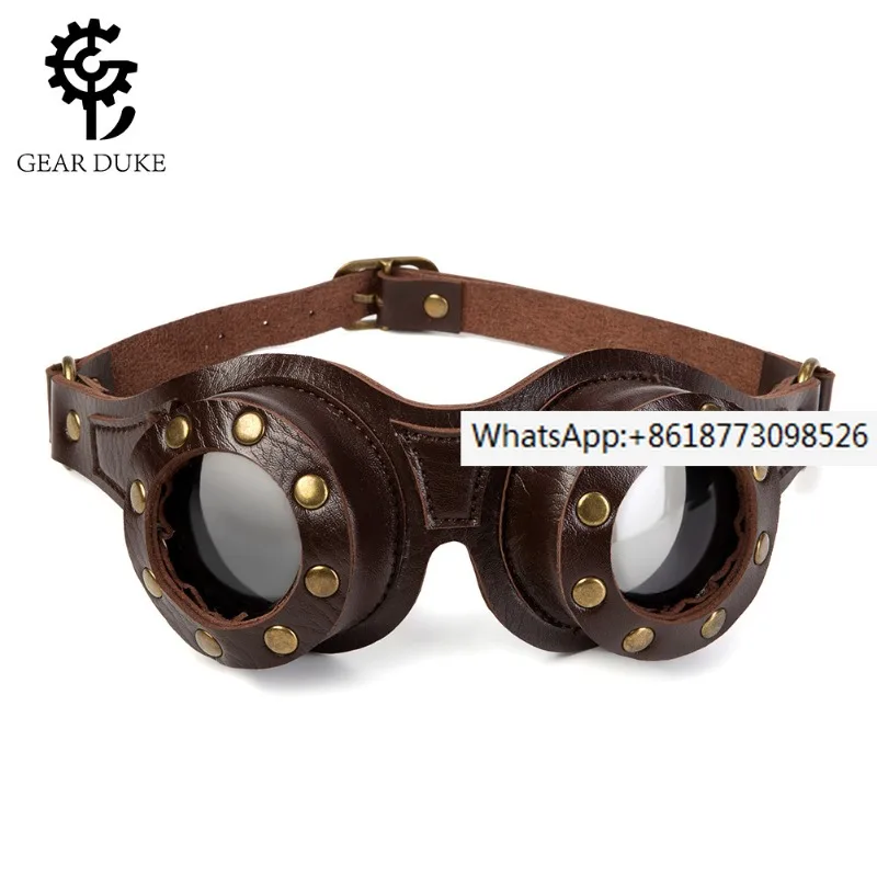

New Halloween COSPLAY Steampunk Industrial Vintage Goggles Gothic Windshields Outdoor Accessories