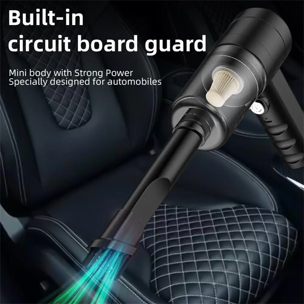 XC001 Car Vacuum Cleaner 5000-6000Pa Household Charging High Power DC12V Wireless Mini Portable Handheld Keyboard Desk Blower
XC001 Car Vacuum Cleaner 5000-6000Pa Household Charging High Power DC12V Wireless Mini Portable Handheld Keyboard Desk Blower