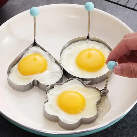 Thickened 430 Stainless Steel Fried Egg Shaper Adjustable Handle Non-slip Kitchen Cooking Accessories Pink/Blue Egg Tools 1pcs
Thickened 430 Stainless Steel Fried Egg Shaper Adjustable Handle Non-slip Kitchen Cooking Accessories Pink/Blue Egg Tools 1pcs