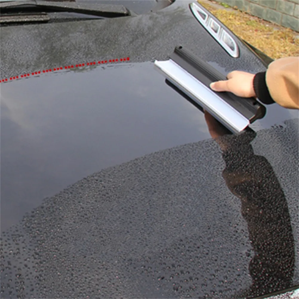 Water Wiper Silicone Handy Squeegee Car Glass Cleaning Scraper For Automobile Snow Shoveling Line Water Drive Design 25x7.5cm
Water Wiper Silicone Handy Squeegee Car Glass Cleaning Scraper For Automobile Snow Shoveling Line Water Drive Design 25x7.5cm