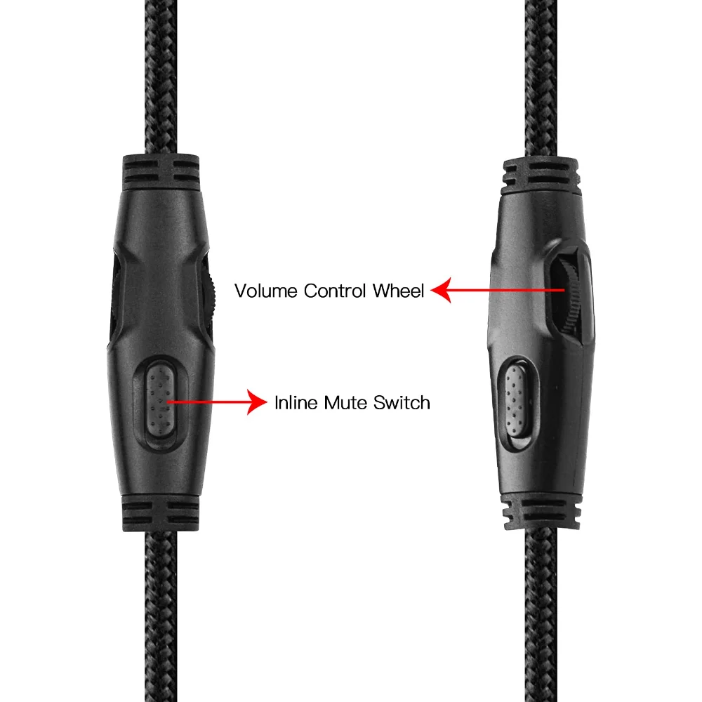 Braided Replacement Cable Extension Cord With Volume Control Mic Mute For Kingston HyperX Cloud Alpha Mix Gaming Headsets Braided Replacement Cable Extension Cord With Volume Control Mic Mute For Kingston HyperX Cloud Alpha Mix Gaming Headsets