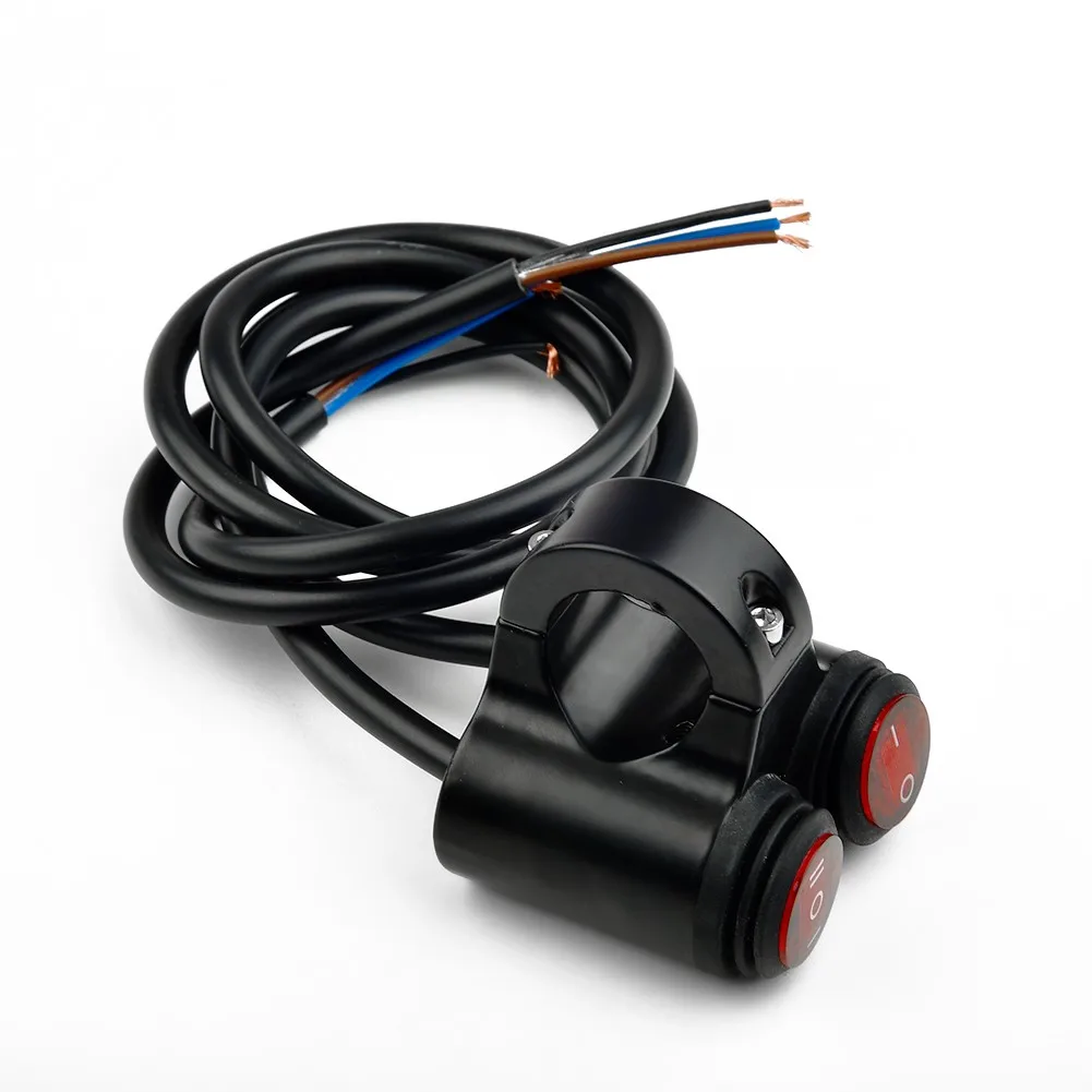 1pc Motorcycle Handlebar Dual Button Switch Black Red 7/8Inch 22mm ATV Control ON OFF Fog Headlight 12V Durable Practical
1pc Motorcycle Handlebar Dual Button Switch Black Red 7/8Inch 22mm ATV Control ON OFF Fog Headlight 12V Durable Practical