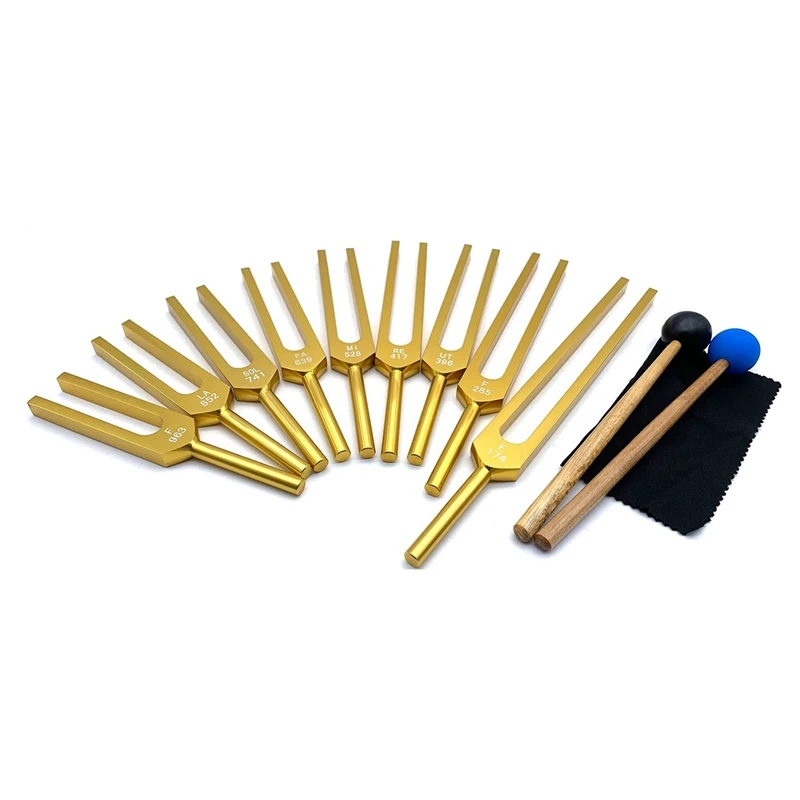 Tuning Fork Set - 27 Tuning Forks For Healing Chakra,Sound Therapy,Keep Body,Mind And Spirit In Perfect Harmony- Gold
Tuning Fork Set - 27 Tuning Forks For Healing Chakra,Sound Therapy,Keep Body,Mind And Spirit In Perfect Harmony- Gold