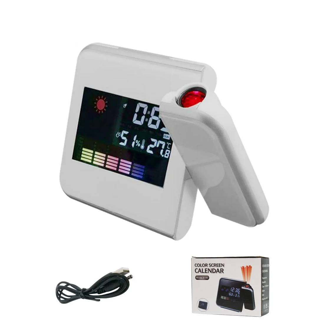 LED Digital Projection Alarm Clock Temperature Thermometer Desk Time Date Display Projector Calendar Table Led Clock C
LED Digital Projection Alarm Clock Temperature Thermometer Desk Time Date Display Projector Calendar Table Led Clock C