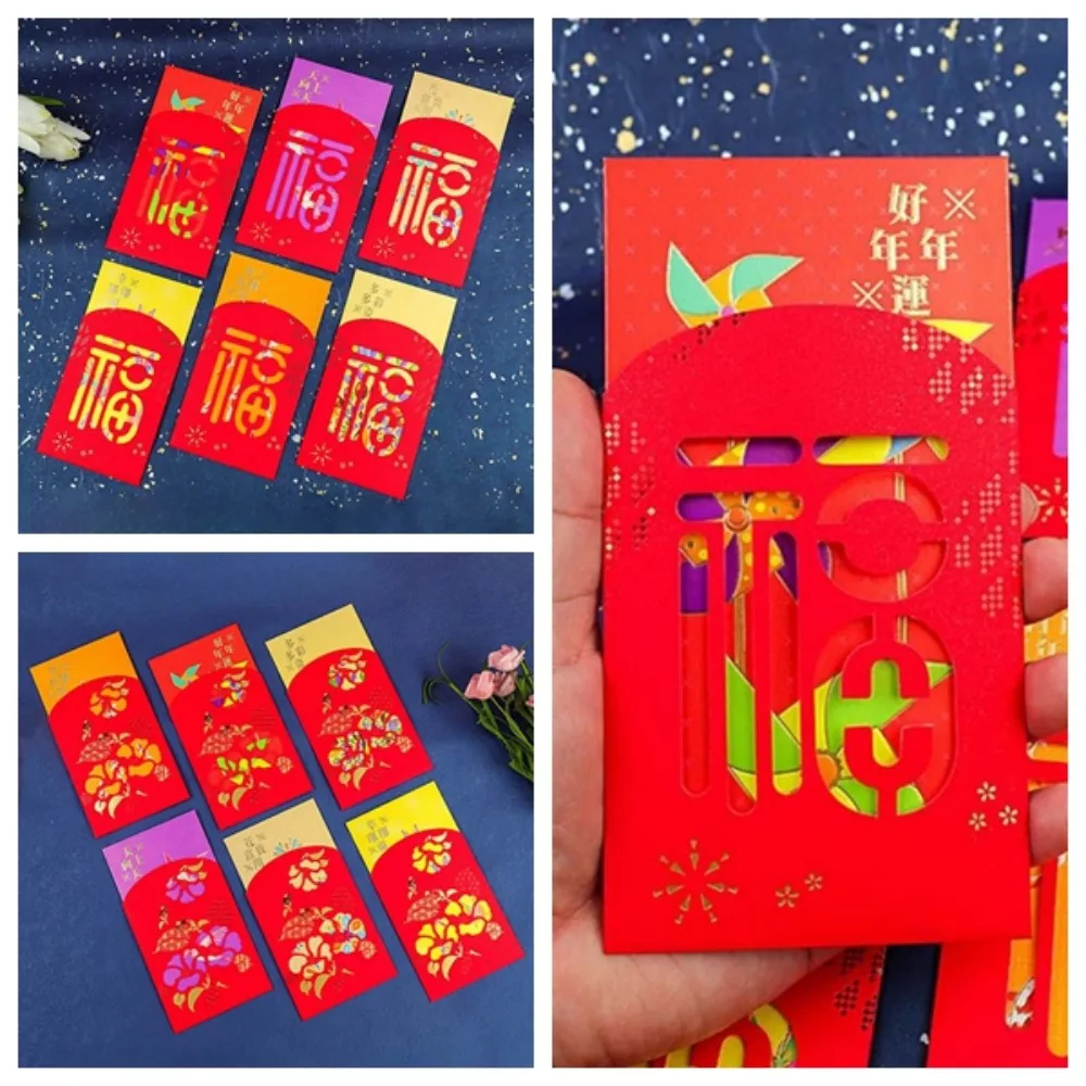 2Pcs/set Spring Festival Supplies Red Envelope Chinese Dragon Year Greeting Card Red Pocket Blessing Words FU Character
2Pcs/set Spring Festival Supplies Red Envelope Chinese Dragon Year Greeting Card Red Pocket Blessing Words FU Character