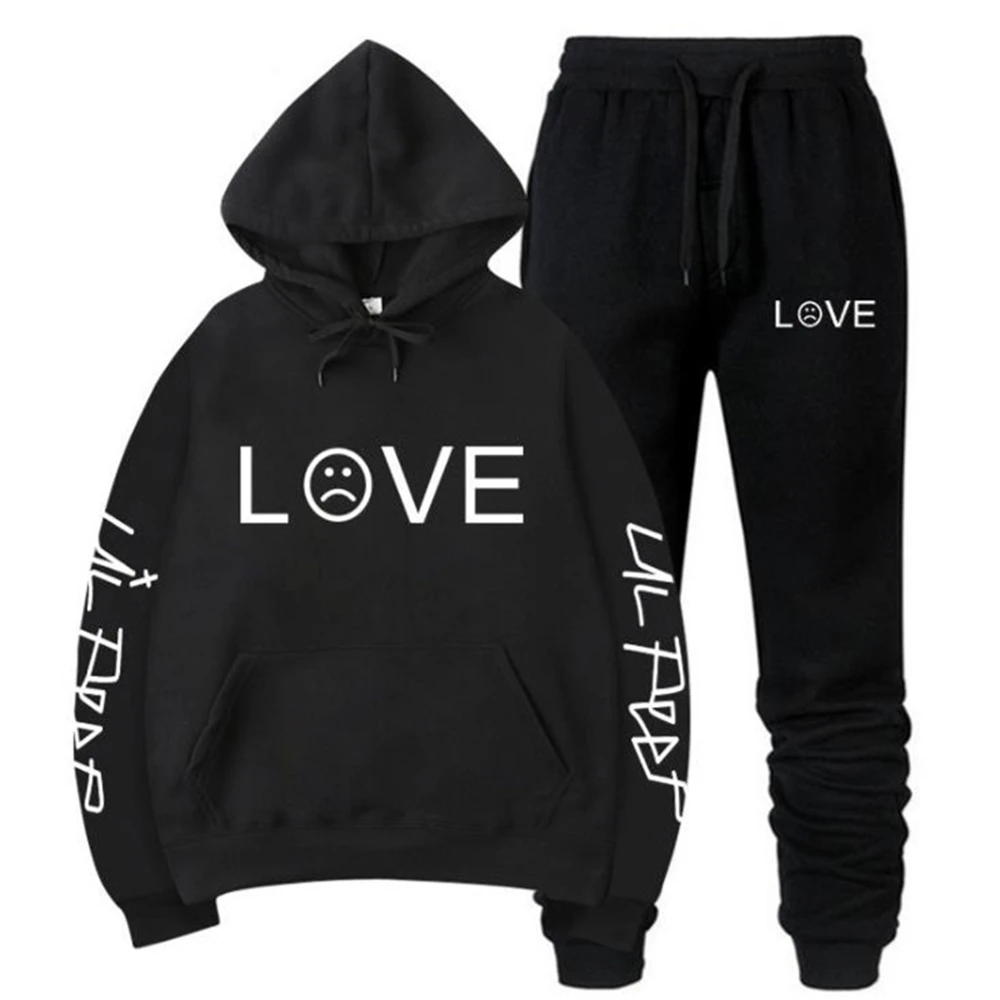 Lil Peep Long Sleeve 2023 Autumn Winter 2 Piece Pullover Trousers Set Cotton Sweatshirt Fashion Unisex Hoodies For Men Women
Lil Peep Long Sleeve 2023 Autumn Winter 2 Piece Pullover Trousers Set Cotton Sweatshirt Fashion Unisex Hoodies For Men Women