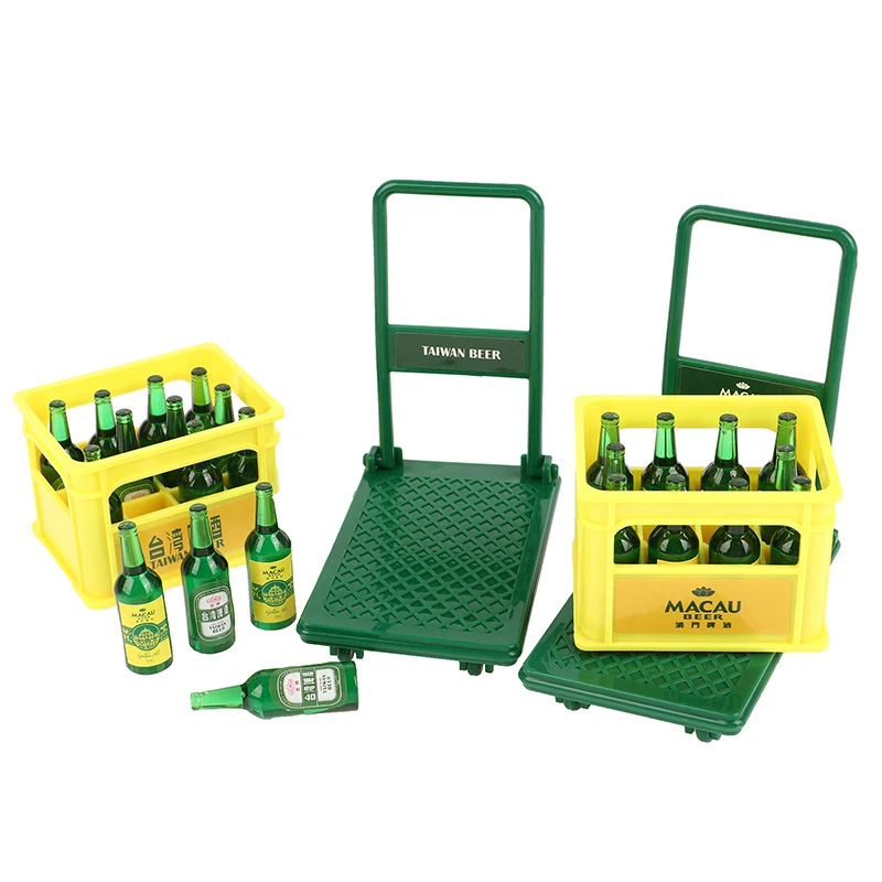 Hot 1Set 1/12 Dollhouse Simulation Beer with Trolley Toys Dolls House Miniature Beer Model Dollhouse Drinks Decoration
Hot 1Set 1/12 Dollhouse Simulation Beer with Trolley Toys Dolls House Miniature Beer Model Dollhouse Drinks Decoration
