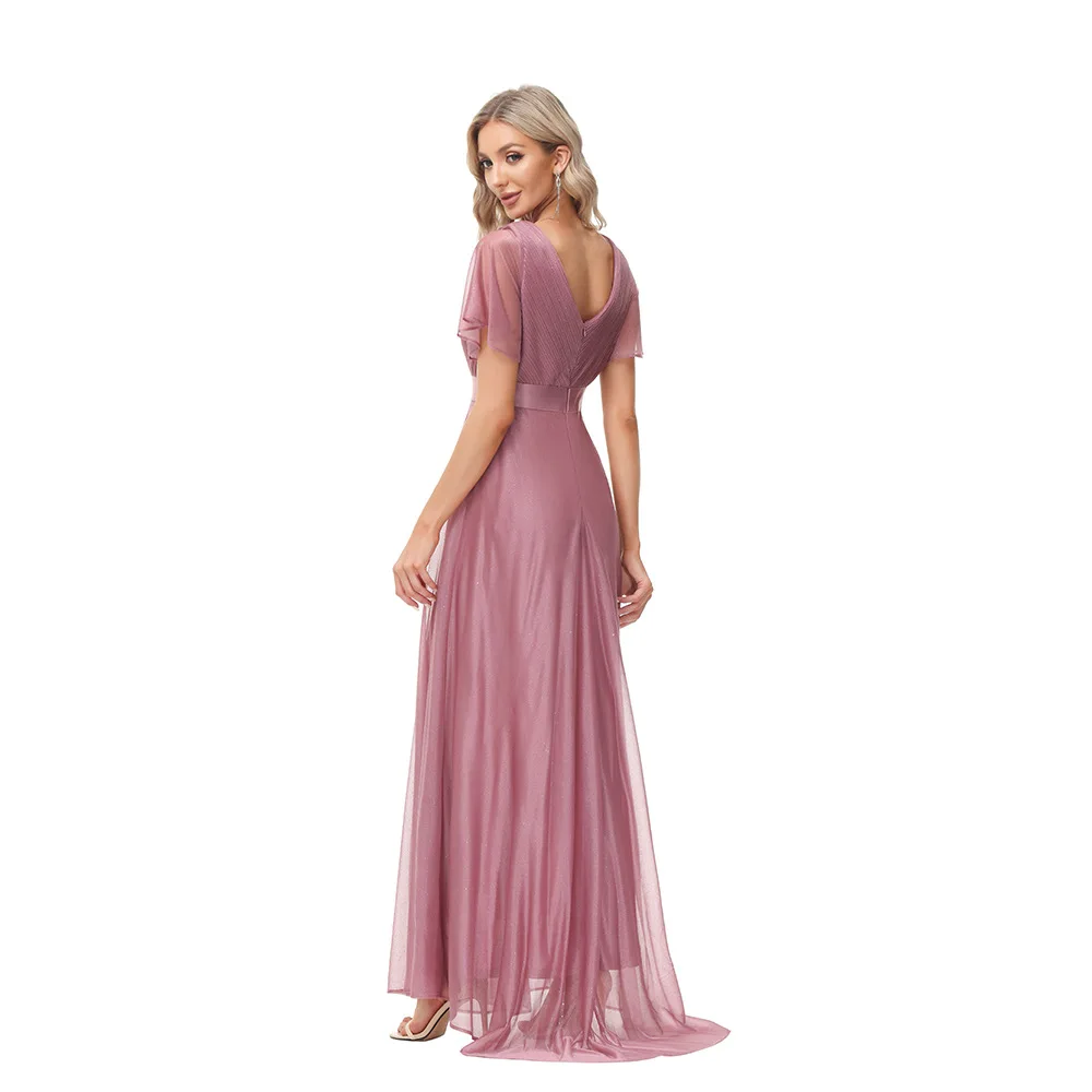 New Style Women V-Neck Chiffon Dress Wedding Evening Party Long Dress Elegant Party Red Dresses For Women, Plus Size 16 Mallzona Seebb1a072a744f4ab98beb62af356a87q New Style Women V-Neck Chiffon Dress Wedding Evening Party Long Dress Elegant Party Red Dresses For Women, Plus Size Mallzona