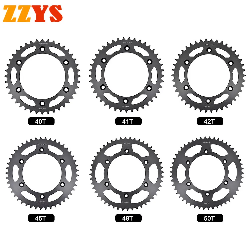 

520 40T 41T 42T 45T 48T 50T Rear Sprocket Gear Wheel For KTM EXC520 Enduro Racing EXC 520 XC-W530 XCW530 XCW XC-W 530 600 LC4