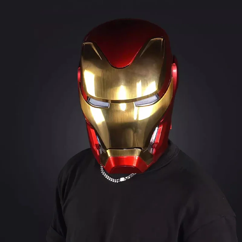 Новинка 2024, фигурки Железного человека Mk50 1:1, носимые, с голосовой активацией, шлем-трансформер вокруг Marvel, анимационные производные, модель игрушки
Новинка 2024, фигурки Железного человека Mk50 1:1, носимые, с голосовой активацией, шлем-трансформер вокруг Marvel, анимационные производные, модель игрушки