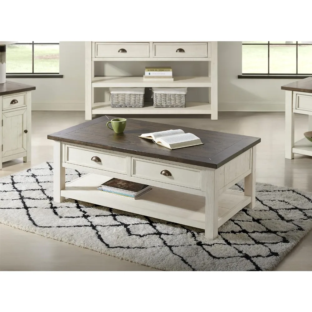Coffee Table Solid Wood Coffee Tables for Living Room Cream White With Brown Top Center Table Salon Furniture Café
Coffee Table Solid Wood Coffee Tables for Living Room Cream White With Brown Top Center Table Salon Furniture Café