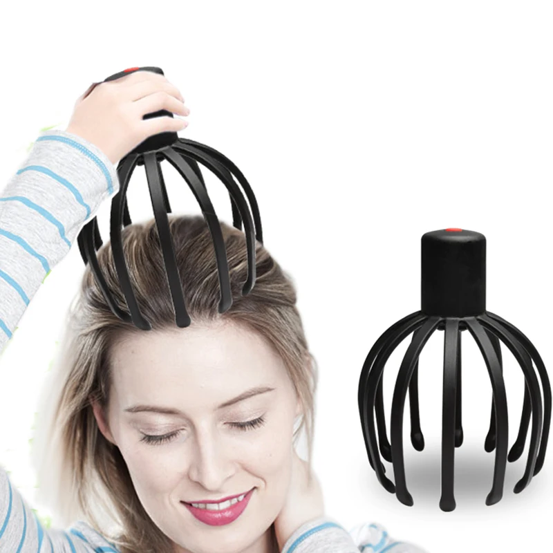 

USB Electric Scalp Octopus Massager Head Acupoint Therapeutic Claw Vibration Massag Relieve Fatigue Stress Relief