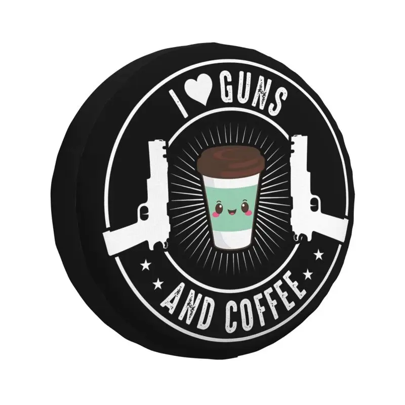 I Love Guns And Coffee Spare Tire Cover for Honda CRV Jeep RV SUV Camper Car Wheel Protector Covers 14" 15" 16" 17" Inch
I Love Guns And Coffee Spare Tire Cover for Honda CRV Jeep RV SUV Camper Car Wheel Protector Covers 14" 15" 16" 17" Inch