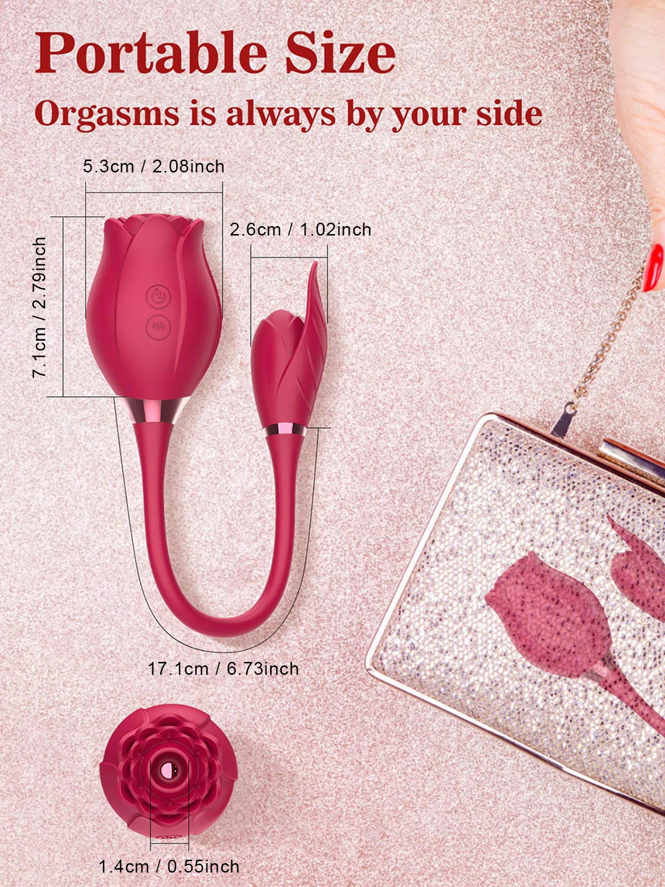 Rose Toy Sucking Licking Vibrator Female Clitoris Nipple Stimulator Vagina Massager Telescopic G-Spot Vibrating Egg for Women Ad Rose Toy Sucking Licking Vibrator Female Clitoris Nipple Stimulator Vagina Massager Telescopic G-Spot Vibrating Egg for Women Ad