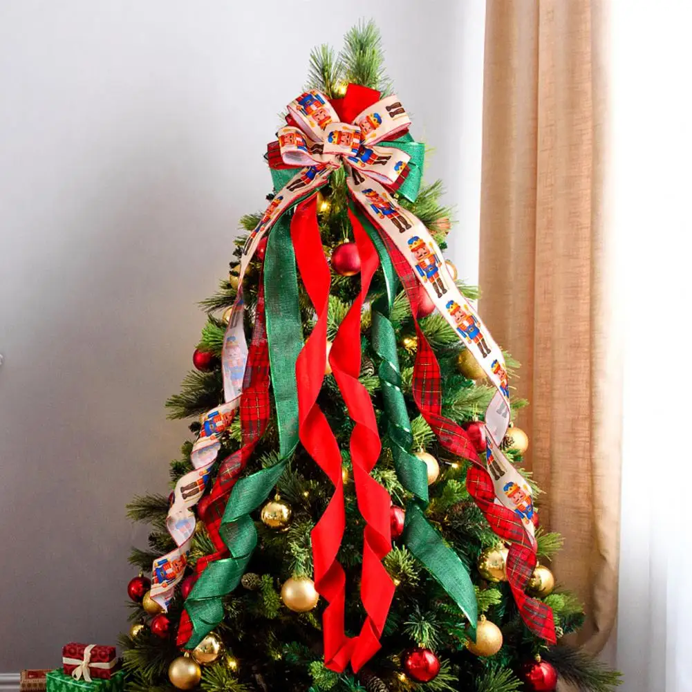 DIY лента, топпер для рождественской елки, классический цвет, Топпер для рождественской елки, гайкер, атласная ткань, большой бант, украшение для рождественской елки
DIY лента, топпер для рождественской елки, классический цвет, Топпер для рождественской елки, гайкер, атласная ткань, большой бант, украшение для рождественской елки