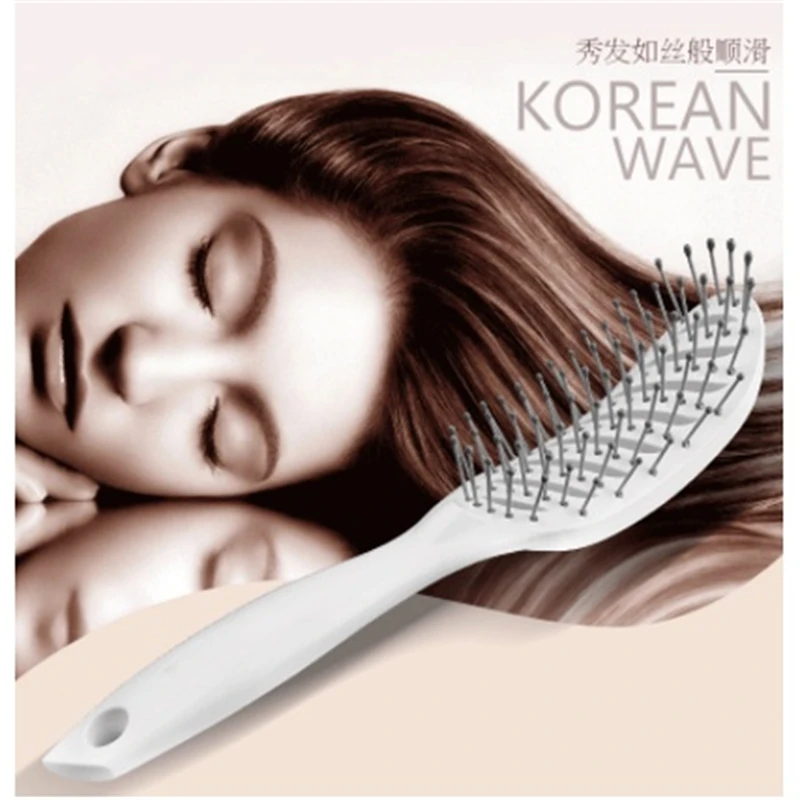 

Professional Ribs Hair Sclap Massage Combs Anti-static Curve Hairbrush Women Men Wet and Dry Curly Detangle Hairdressing Tools