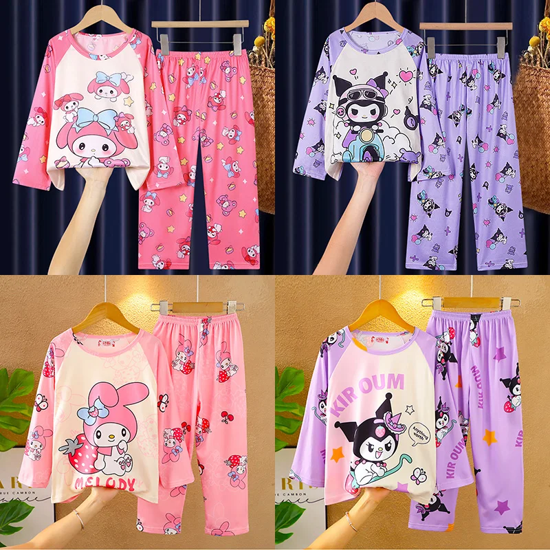2023 Miniso Spring Autumn Sleepwear Children Pajamas Cute Anime Kuromi My Melody Cinnamoroll Kids Pijamas Boy Girl Home Clothes
2023 Miniso Spring Autumn Sleepwear Children Pajamas Cute Anime Kuromi My Melody Cinnamoroll Kids Pijamas Boy Girl Home Clothes