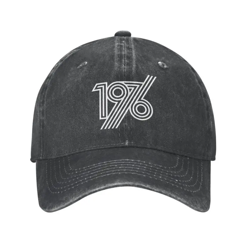 

Classic Unisex Cotton Vintage Born In 1976 Original Birthday Gift Baseball Cap Adult Adjustable Dad Hat Men Women Sun Protection