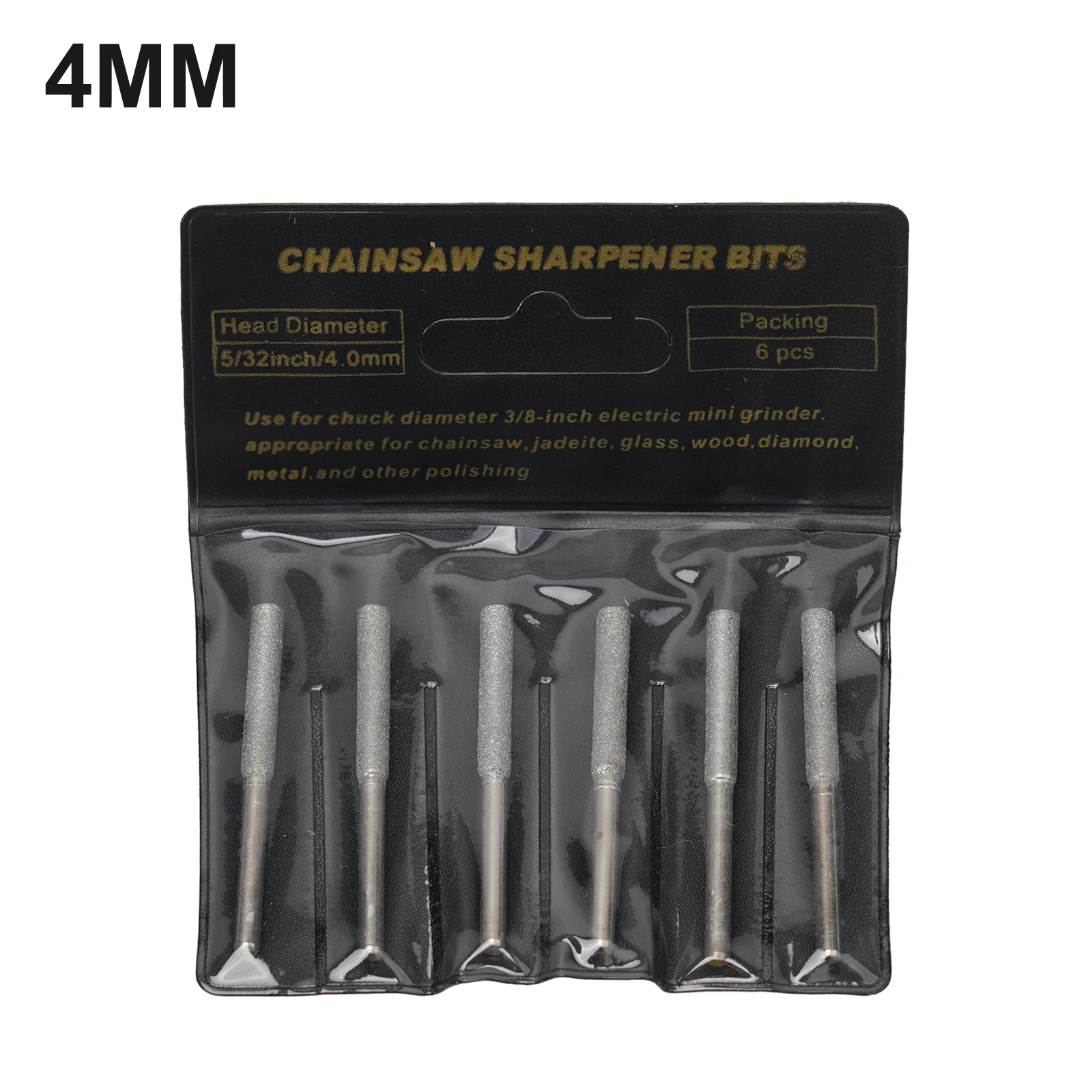 6pcs Diamond Chainsaw Sharpener For Metal Polishing Jade Wood Molds Steel 4/4.8/5.5mm Carving Burr Grinder Chain Saw Drill Tools
6pcs Diamond Chainsaw Sharpener For Metal Polishing Jade Wood Molds Steel 4/4.8/5.5mm Carving Burr Grinder Chain Saw Drill Tools