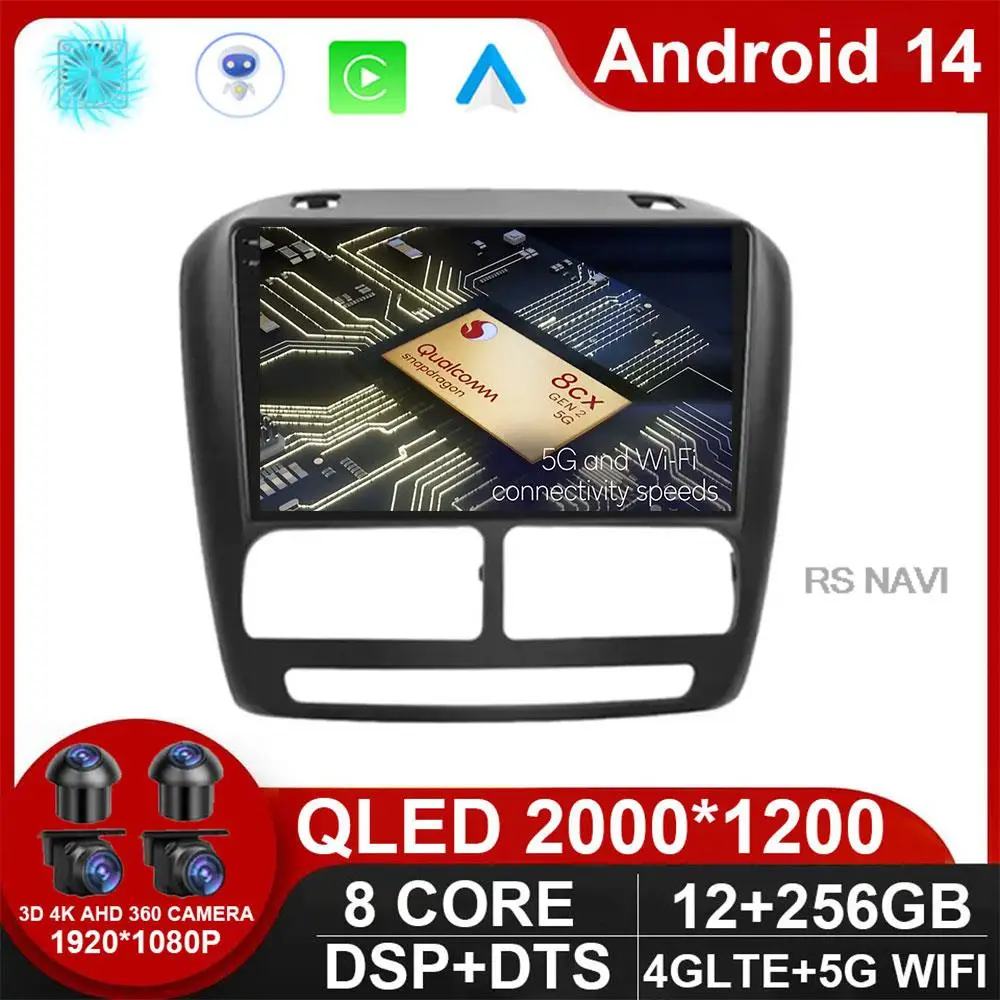 

Android 14 Car Radio For FIAT DOBLO / OPEL COMBO TOUR 2010-2015 GPS Navi 1280*720 QLED DSP Carplay Multimedia Player NO DVD