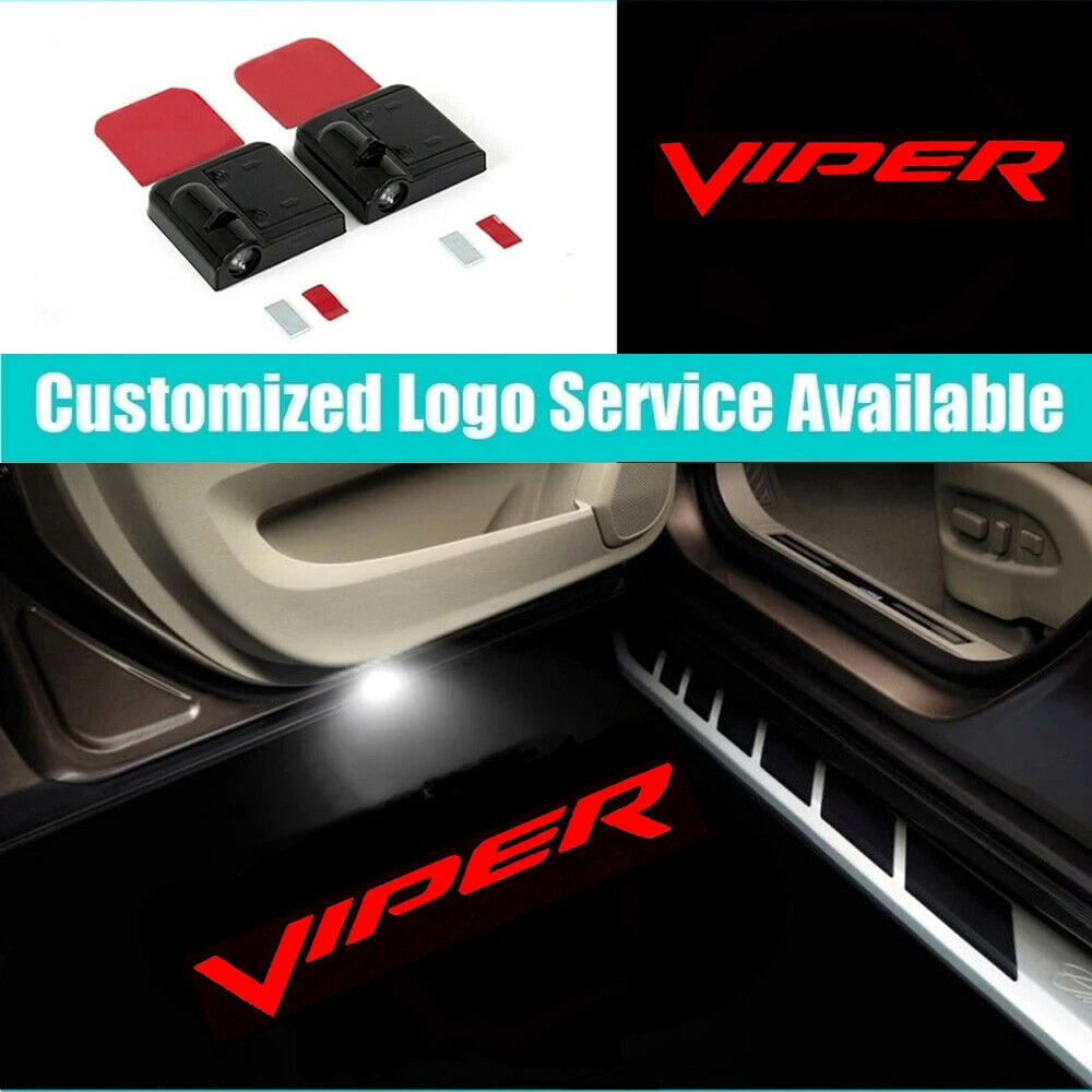 2 Pieces Wireless Red VIPER Logo Welcome Shadow Light LED Car Door Courtesy Laser Projector
2 Pieces Wireless Red VIPER Logo Welcome Shadow Light LED Car Door Courtesy Laser Projector