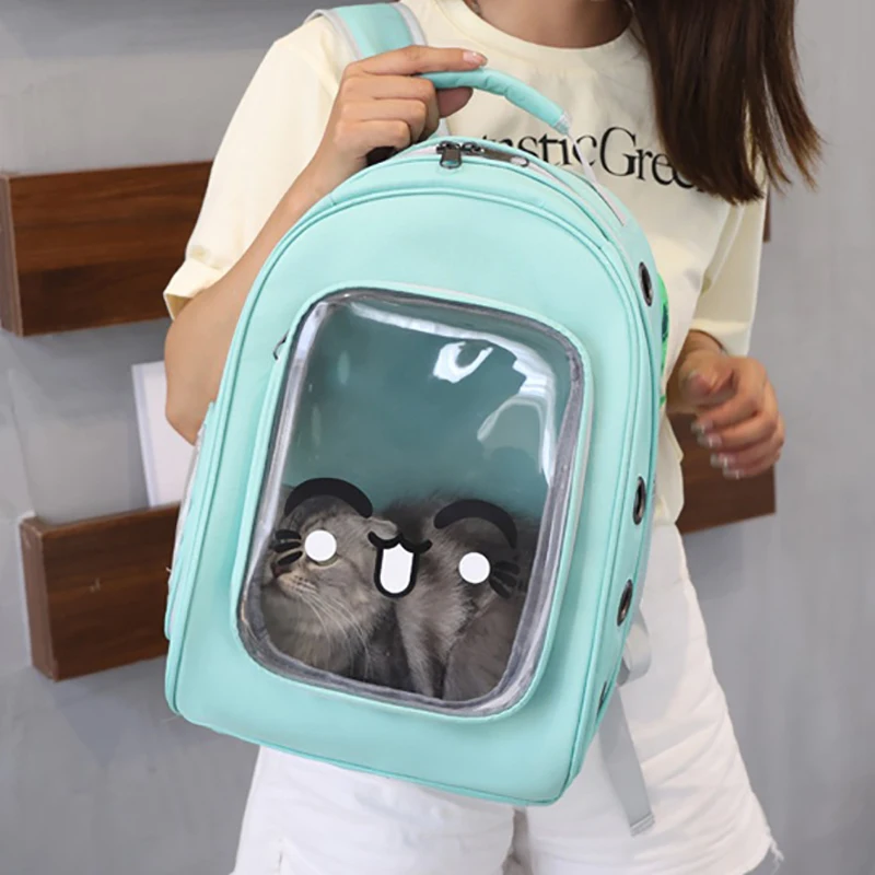 New Cat Backpack Transparent Dog Carrier Bag Korean Style Cat Transporter Portable Space Capsule Shoulders Backpack Dog Bag Gift
New Cat Backpack Transparent Dog Carrier Bag Korean Style Cat Transporter Portable Space Capsule Shoulders Backpack Dog Bag Gift