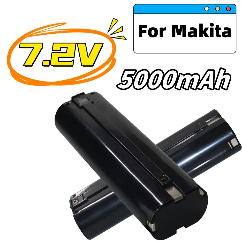 7.2V 5000mAh Replacement Battery For Makita 7000 7002 7033 191679-9 192532-2 192695-4 632002-4 632003-2 7.2V Battery
7.2V 5000mAh Replacement Battery For Makita 7000 7002 7033 191679-9 192532-2 192695-4 632002-4 632003-2 7.2V Battery