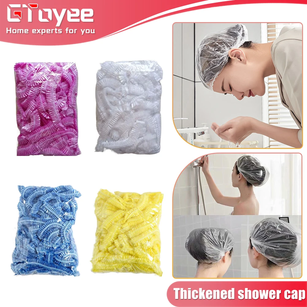 500pcs Disposable Plastic Shower Cap Transparent Waterproof Spa Salon Hotel Hair Colour Elastic Shower Cap Bathroom Accessories
500pcs Disposable Plastic Shower Cap Transparent Waterproof Spa Salon Hotel Hair Colour Elastic Shower Cap Bathroom Accessories