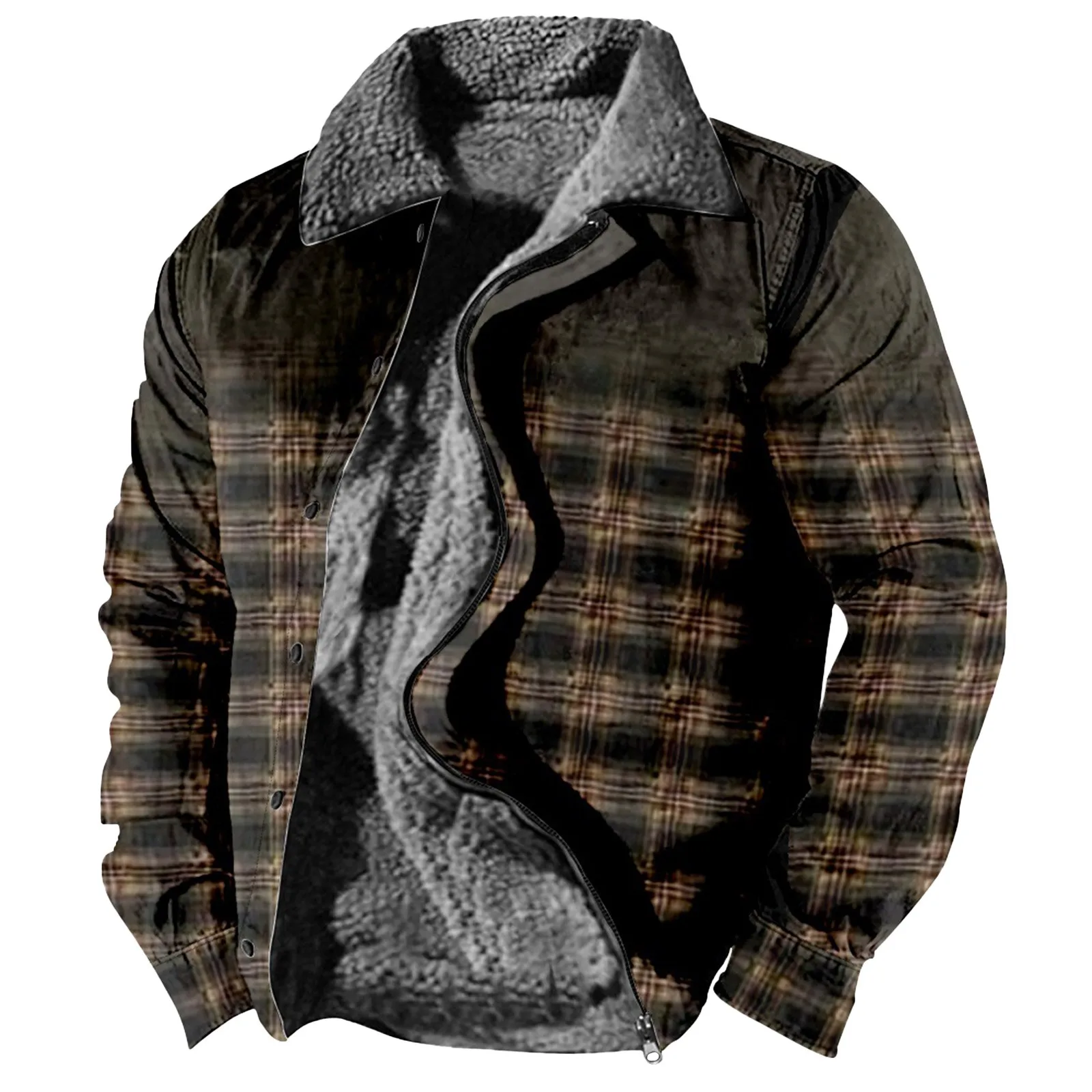 Winter Coat For Men New Retro Print Fleece Plus Velvet Cotton-Padded Thickened Jacket Casual Fashion Warm Jaqueta Masculina
Winter Coat For Men New Retro Print Fleece Plus Velvet Cotton-Padded Thickened Jacket Casual Fashion Warm Jaqueta Masculina