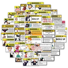 10/30/50PCS Mixed Animation Warning Signs Series Stickers Personality Decorative Luggage Notebook Waterproof Stickers Wholesale
10/30/50PCS Mixed Animation Warning Signs Series Stickers Personality Decorative Luggage Notebook Waterproof Stickers Wholesale