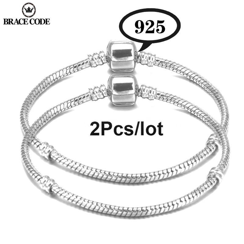 BRACE CODE Silver Plated With 925 Logo Snake Bone Chain 3mm Bracelet Fit Original Brand Bracelet DIY Friendship Bracelet
BRACE CODE Silver Plated With 925 Logo Snake Bone Chain 3mm Bracelet Fit Original Brand Bracelet DIY Friendship Bracelet