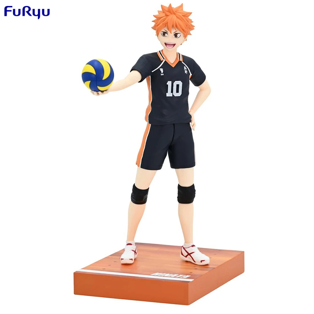 

В наличии оригинальный новый FuRyu Haikyuu! Привлекательная Аниме Фигурка Shoyo Hinata 170 мм, изысканная Коллекционная модель, игрушки с орнаментом