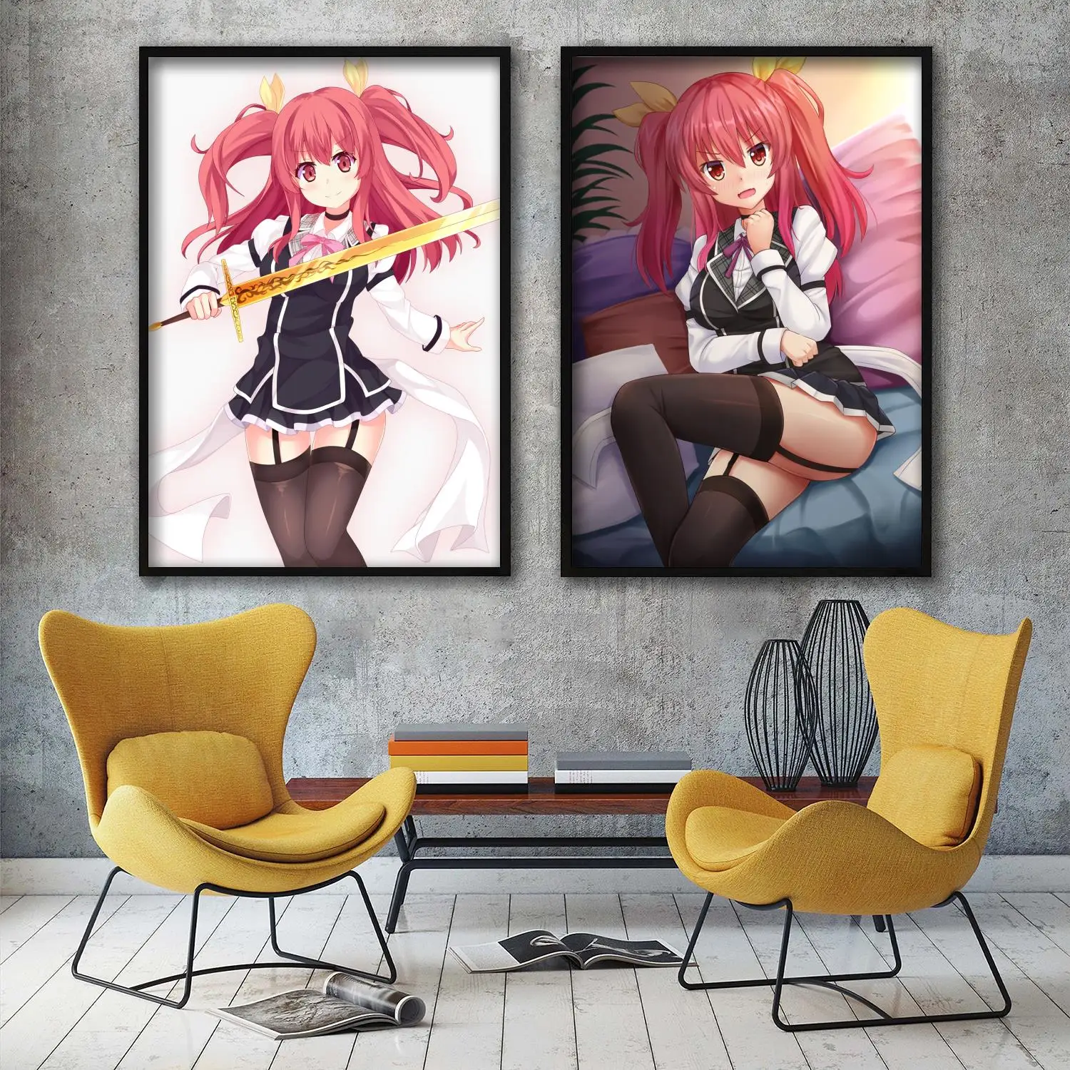 

Rakudai, аниме декоративное живописное полотно 24x36, Постер, настенное искусство, постеры для гостиной, картина для спальни