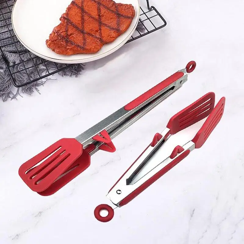 9 In Red with Bracket Silicone Food Clip In Kitchen High Temperature Resistant Anti Scalding Barbecue Clip Kitchen accessories
9 In Red with Bracket Silicone Food Clip In Kitchen High Temperature Resistant Anti Scalding Barbecue Clip Kitchen accessories