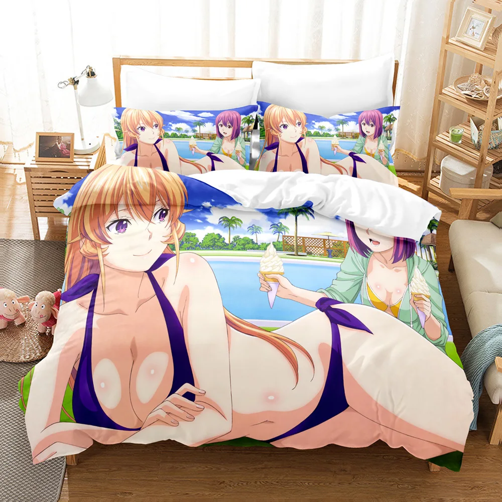 Food Wars!Shokugeki no Soma Bedding Set Anime Duvet Cover Pillowcases Single Twin Full Queen King Size Kids Gift Home Decor
Food Wars!Shokugeki no Soma Bedding Set Anime Duvet Cover Pillowcases Single Twin Full Queen King Size Kids Gift Home Decor