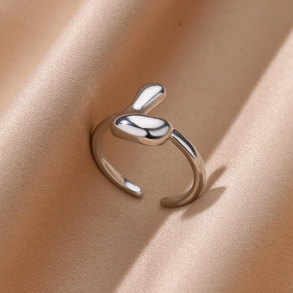 Chunky Initial Letter Ring Gold Stainless Steel Vintage Alphabet Jewelry for Women Chunky Initial Letter Ring Gold Stainless Steel Vintage Alphabet Jewelry for Women