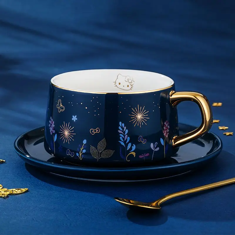230Ml Kawaii Sanrio Hello Kitty Coffee Cup Anime Women Y2K Mug Coffee Ceramics Saucer Spoon Ins Girls Cute high-quality Gift Box
230Ml Kawaii Sanrio Hello Kitty Coffee Cup Anime Women Y2K Mug Coffee Ceramics Saucer Spoon Ins Girls Cute high-quality Gift Box