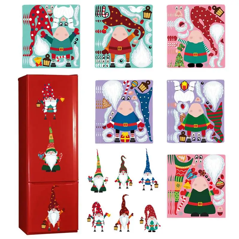 Make A Face Stickers Christmas Christmas Window Clings Door Fridge Window Decal Sticker Removable Reusable Santa Clause Theme
Make A Face Stickers Christmas Christmas Window Clings Door Fridge Window Decal Sticker Removable Reusable Santa Clause Theme