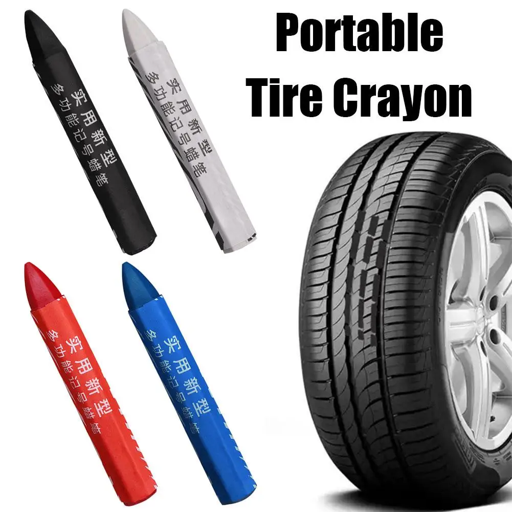 

Portable Tire Crayon Marking Waterproof Universal Solid Color Crayons For Motorcycle Electric Vehicle Fade Resistant N6Q3