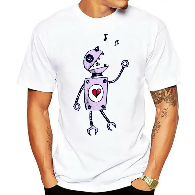 Осенняя мужская футболка гранж веселый пение робот мультфильм футболка для студентов лучший подарок семейная футболка мужские топы обычная рубашка 
Осенняя мужская футболка гранж веселый пение робот мультфильм футболка для студентов лучший подарок семейная футболка мужские топы обычная рубашка