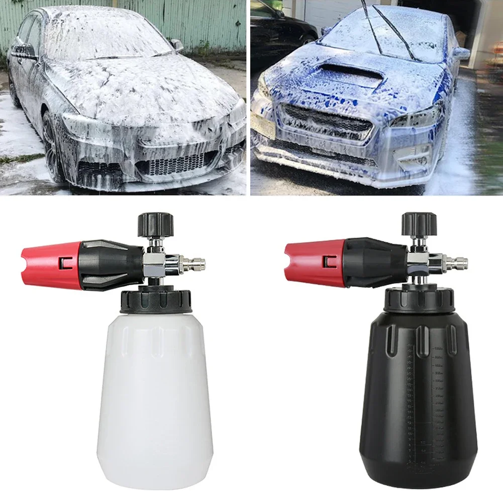1000ml Car Wash Foam Bottle High Pressure Snow Foam Lance Soap Bottle Auto Cleaning Tools 1/4 Quick Release Connector Washer
1000ml Car Wash Foam Bottle High Pressure Snow Foam Lance Soap Bottle Auto Cleaning Tools 1/4 Quick Release Connector Washer